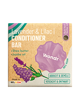 Wondr Conditioner bar Lavender & Lilac verzacht en ontwart 55g